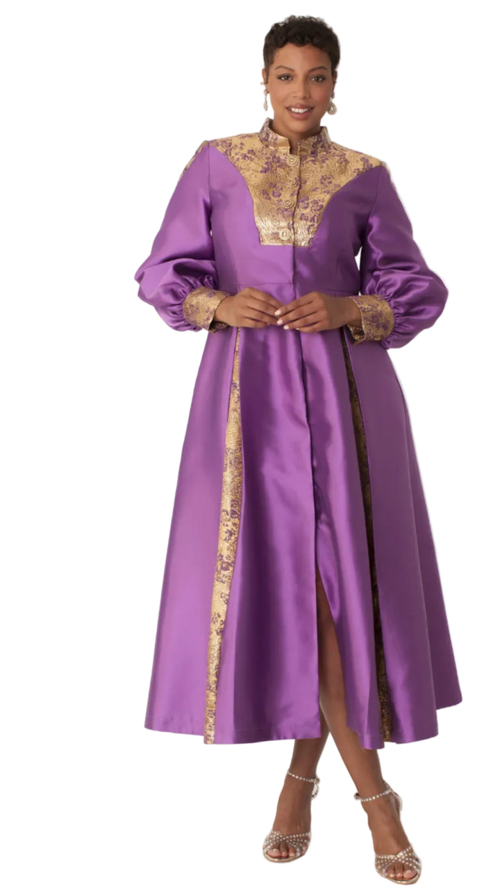 Plus Size Clergy Robe with Bishop Sleeves – 4851W