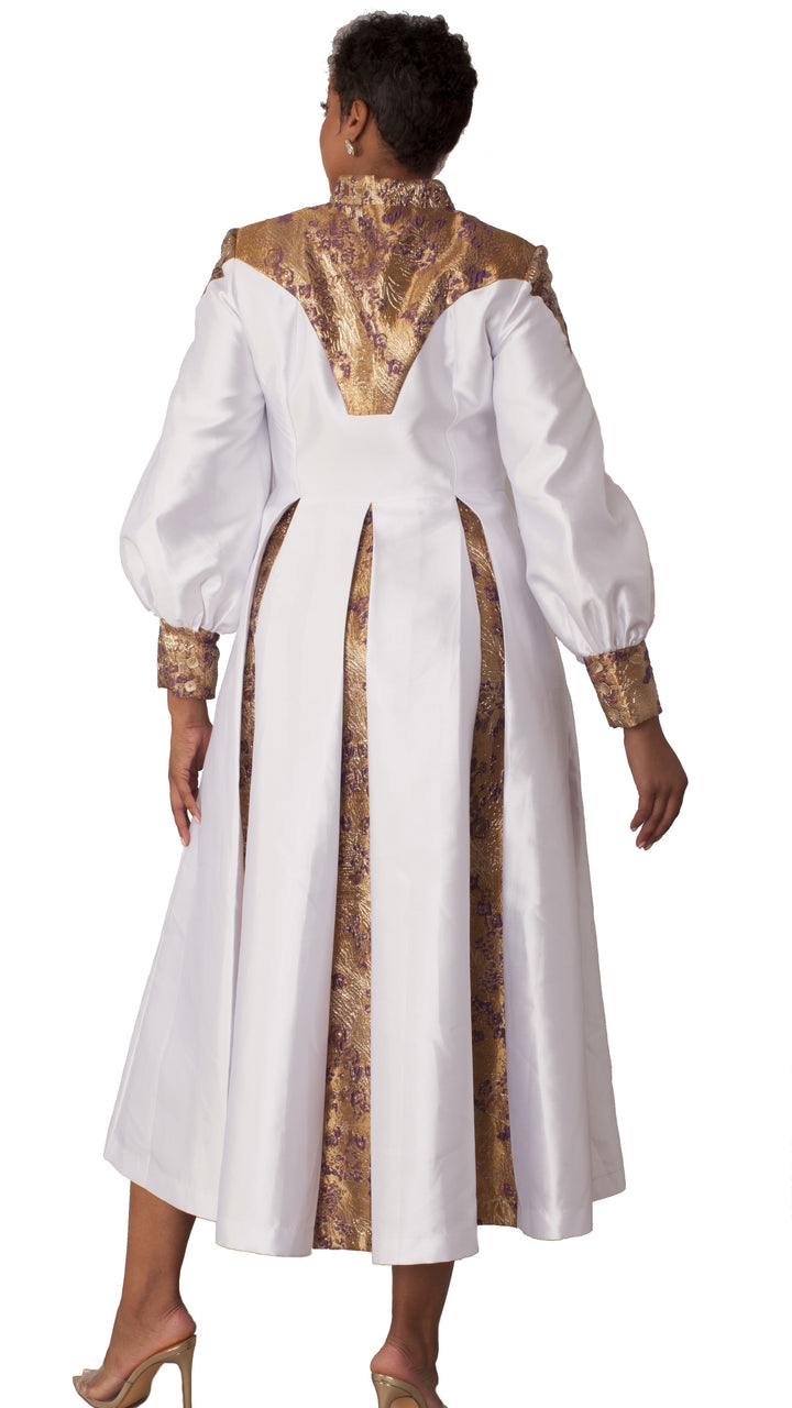 Plus Size Clergy Robe with Bishop Sleeves – 4851W