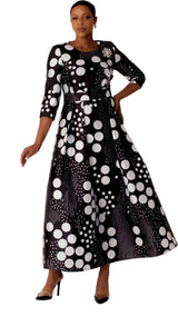 BLK/WHT DOTS