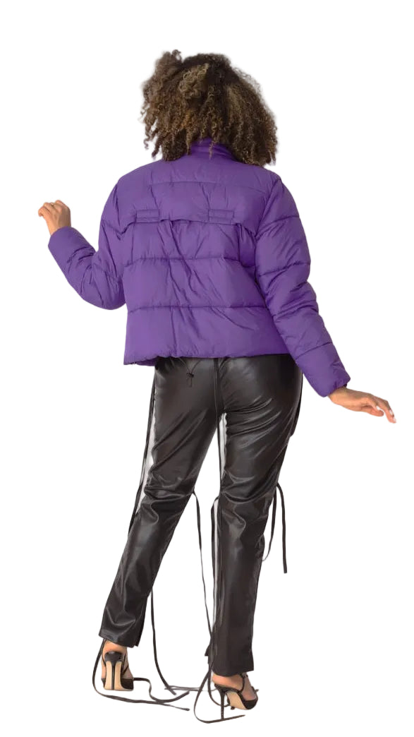 Plush Puffer Jacket - 81876