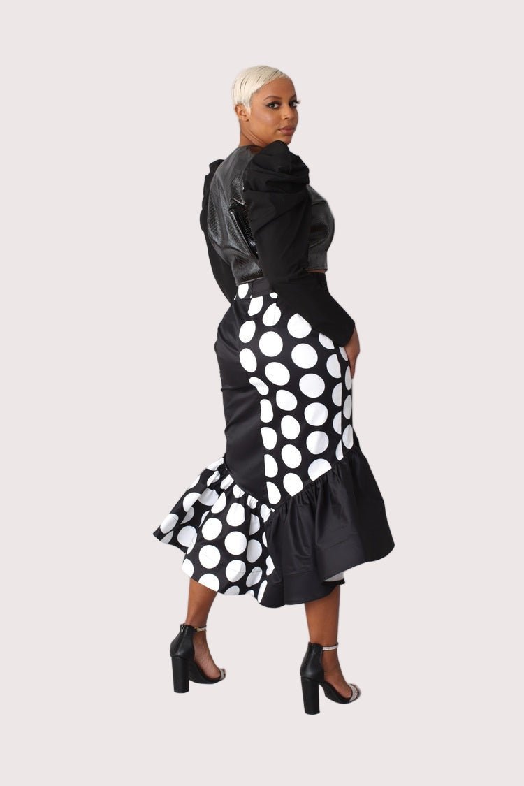 Printed High Low Skirt - 81786 - Especially Yours