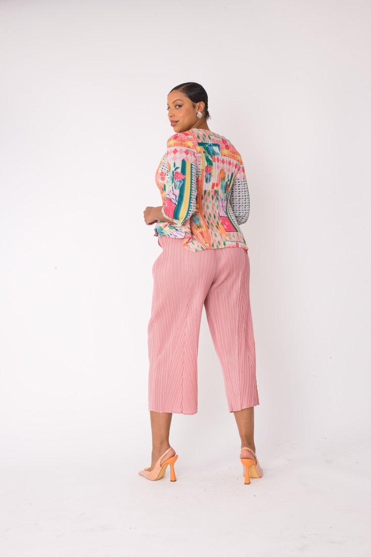 Printed Top and Palazzo Pants Set - 82763 - Especially Yours