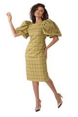MUSTARD PLAID