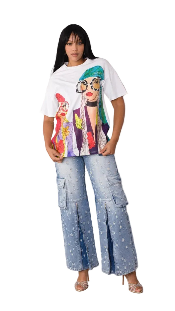 Street Style Fashion Graphic Tee 82343 – Bold Graphic T-Shirt