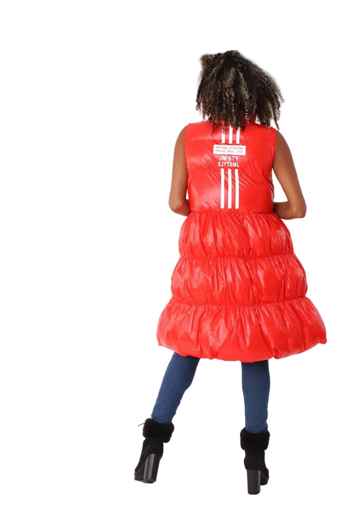 Tiered Puffer Vest - 81585