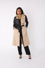 KHAKI / BLACK