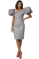 WHITE / BLACK STRIPE