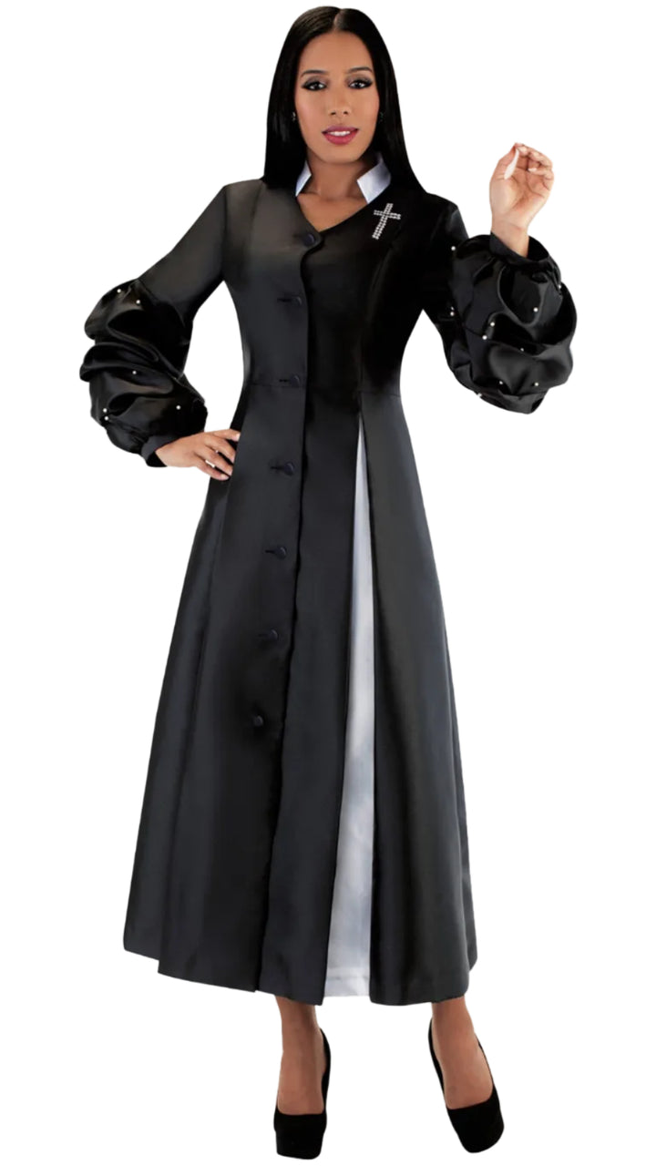 Women’s Plus Size Modern Cassock Robe -4730W