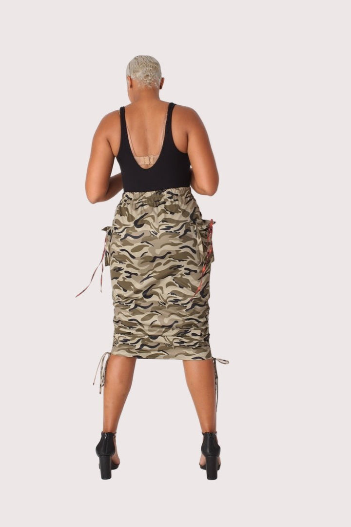 Woven Print Midi Skirt - 81927 - Especially Yours