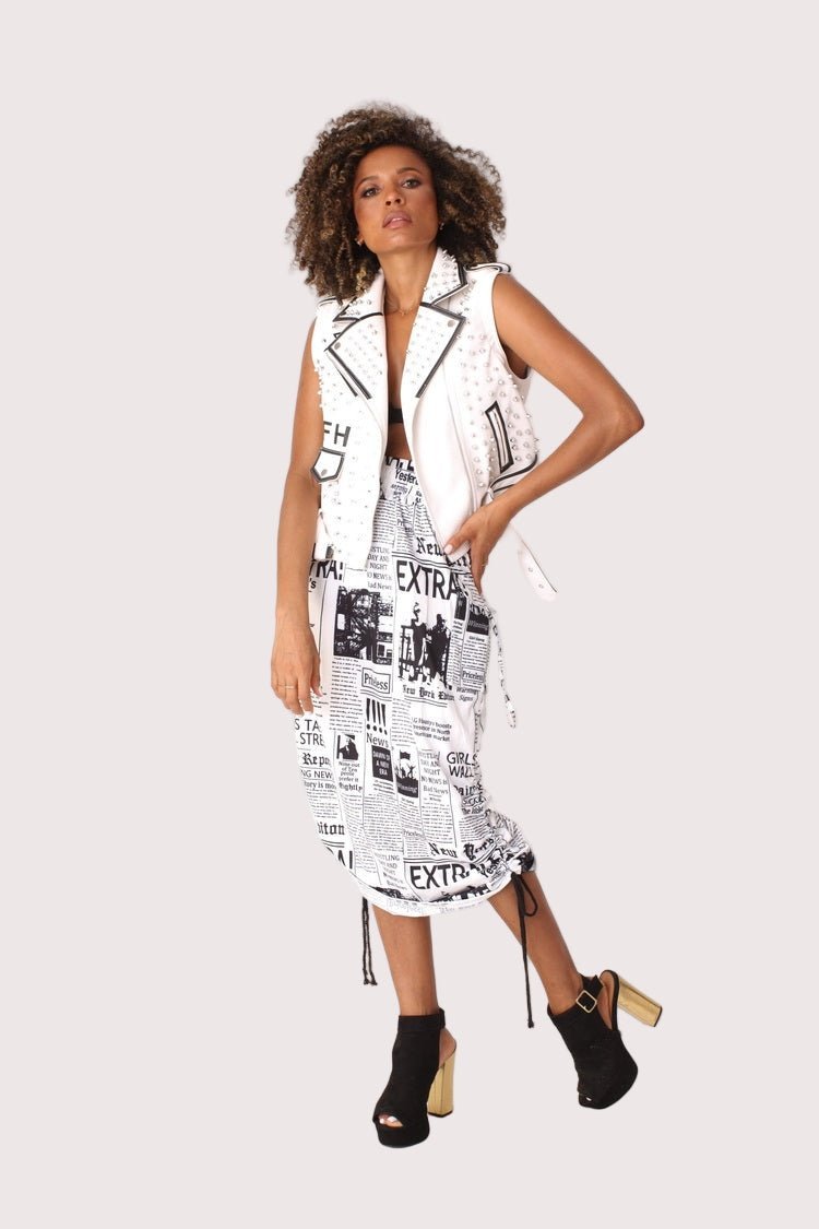 Woven Print Midi Skirt - 81927 - Especially Yours